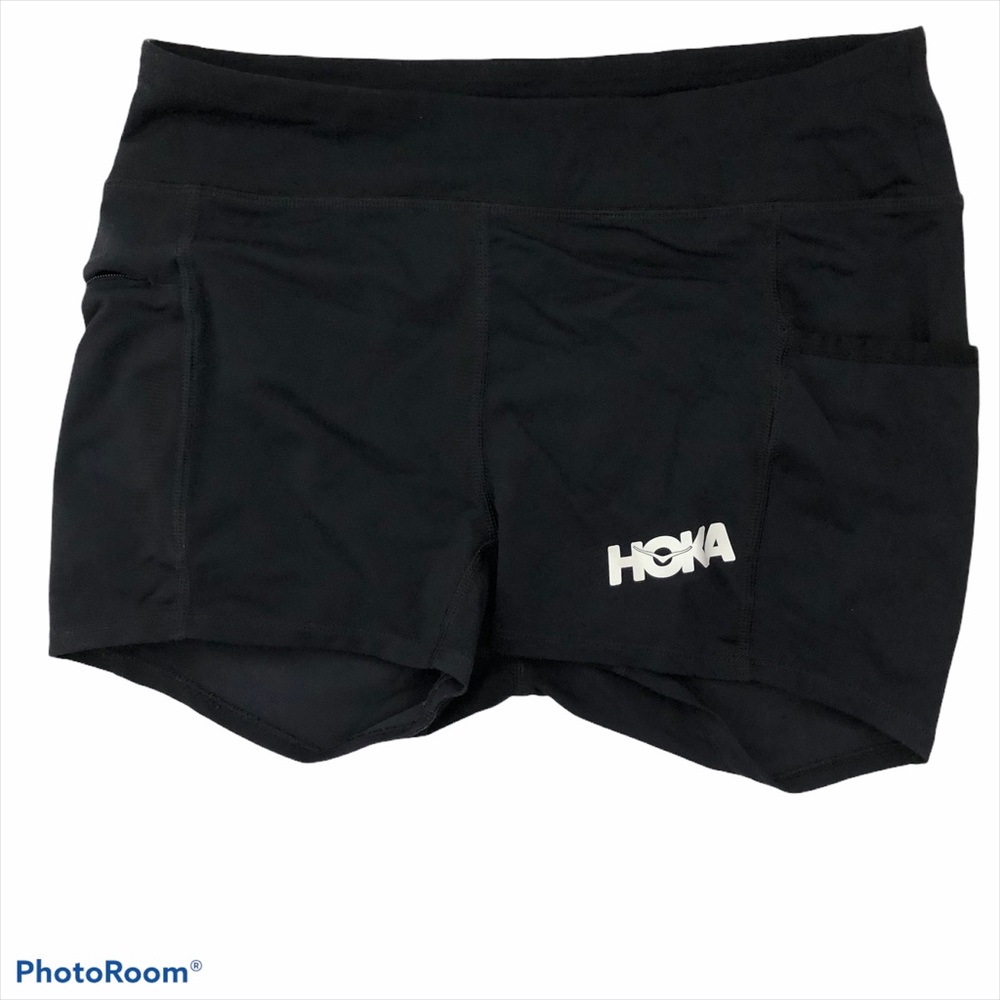 Hoka One One Performance Knit 3” Black Short Med